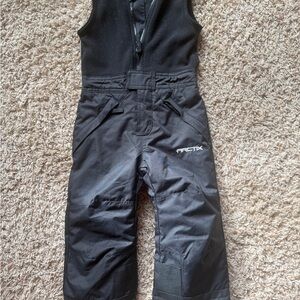 Arctix Kids Black Insulated Overalls